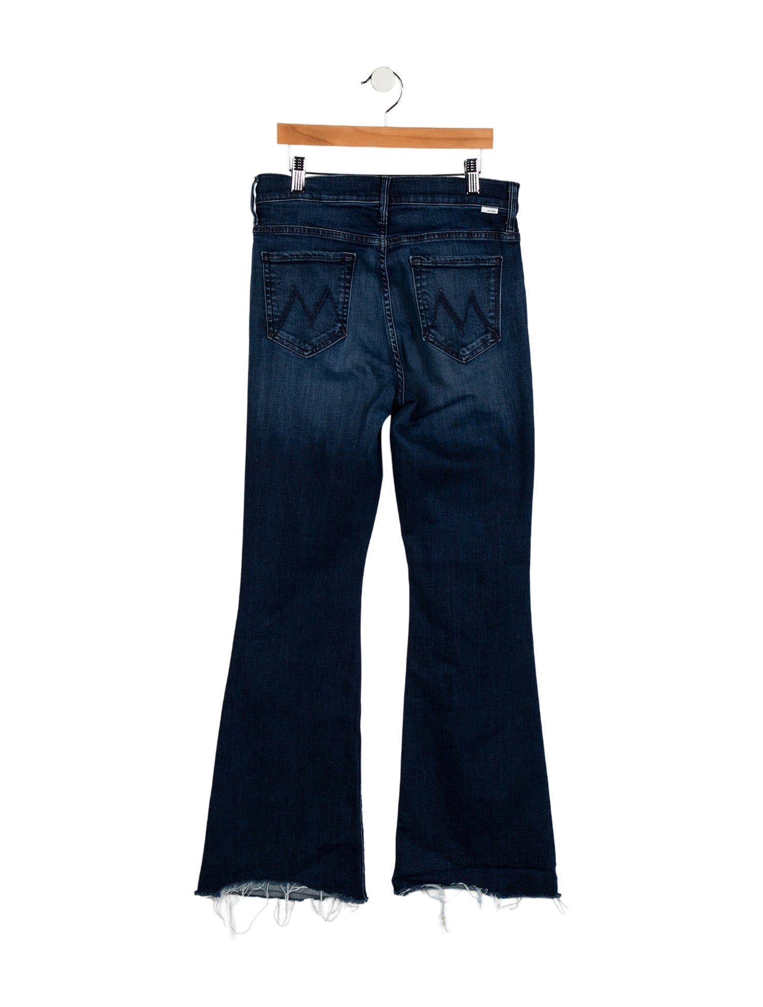 Mother Mid-Rise Wide Leg Jeans