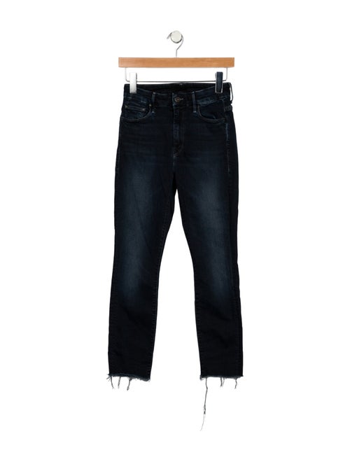 Mother Mid-Rise Straight Leg Jeans