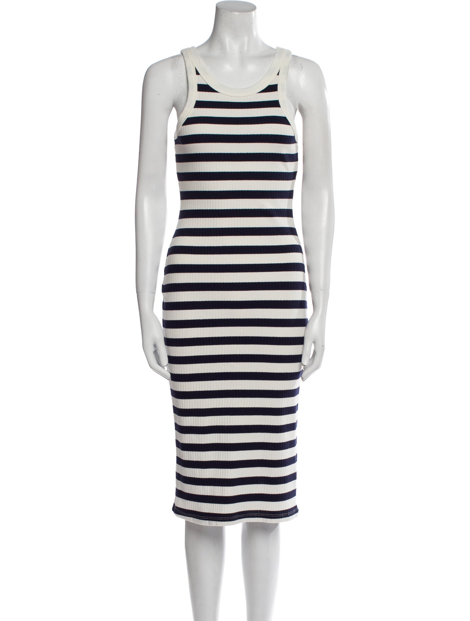 Mother Striped Midi Length Dress