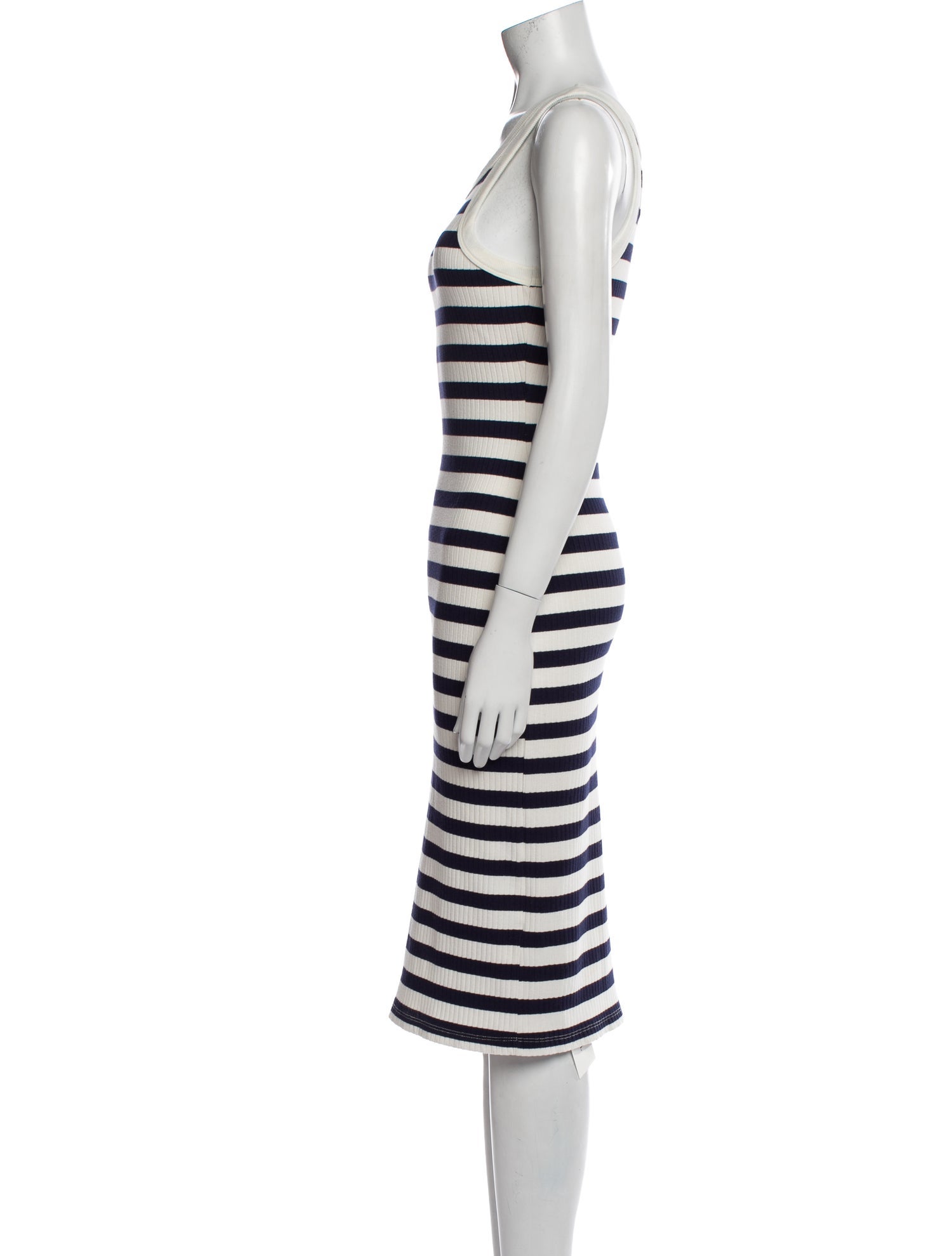 Mother Striped Midi Length Dress