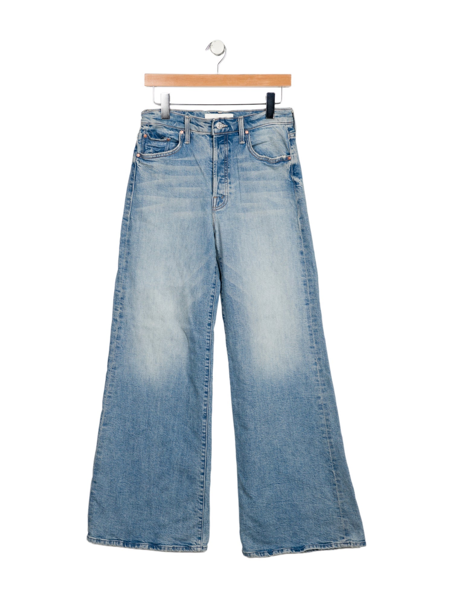 Mother High-Rise Wide Leg Jeans