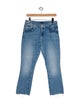 Mother Mid-Rise Straight Leg Jeans