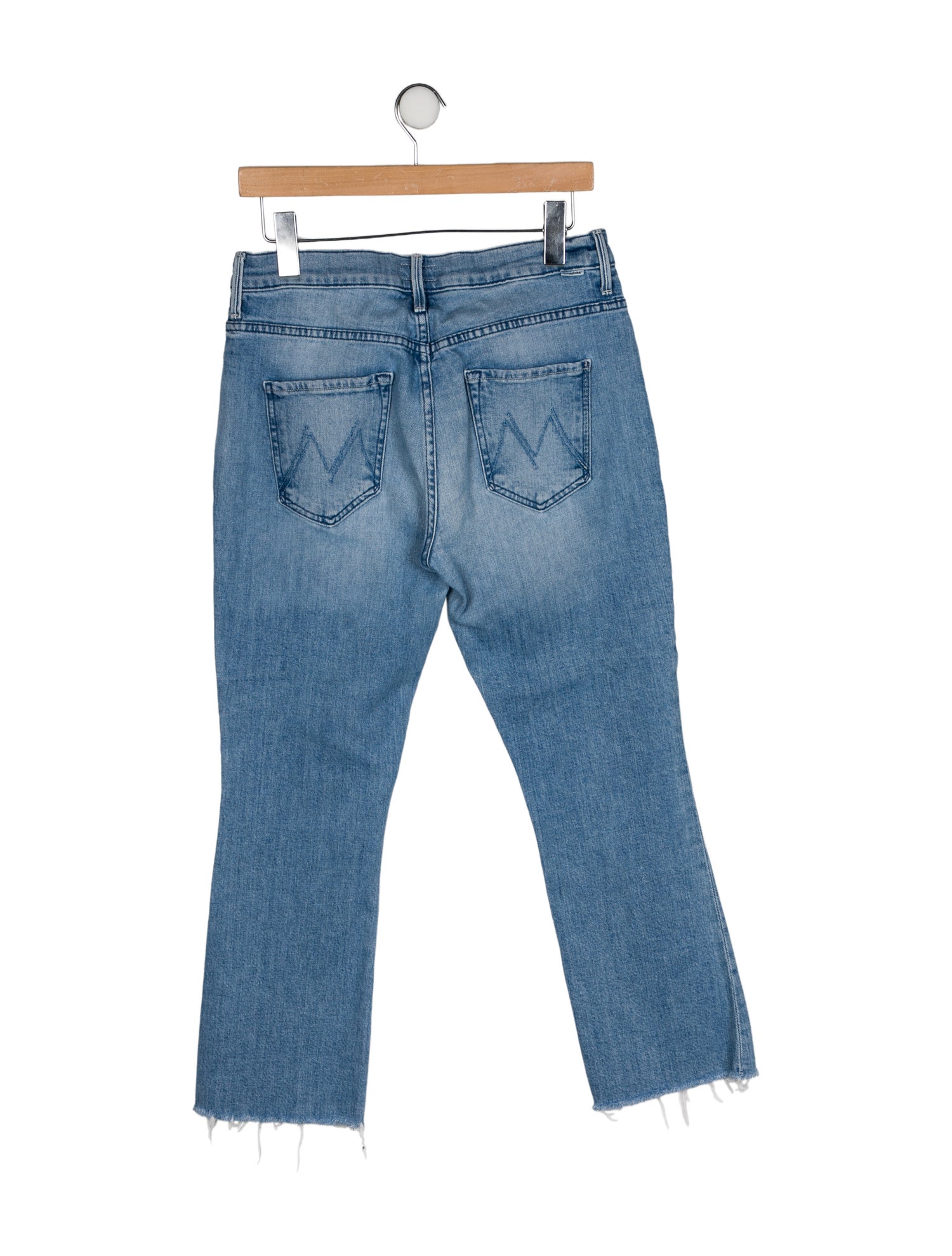 Mother Mid-Rise Straight Leg Jeans