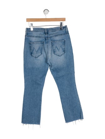 Mother Mid-Rise Straight Leg Jeans
