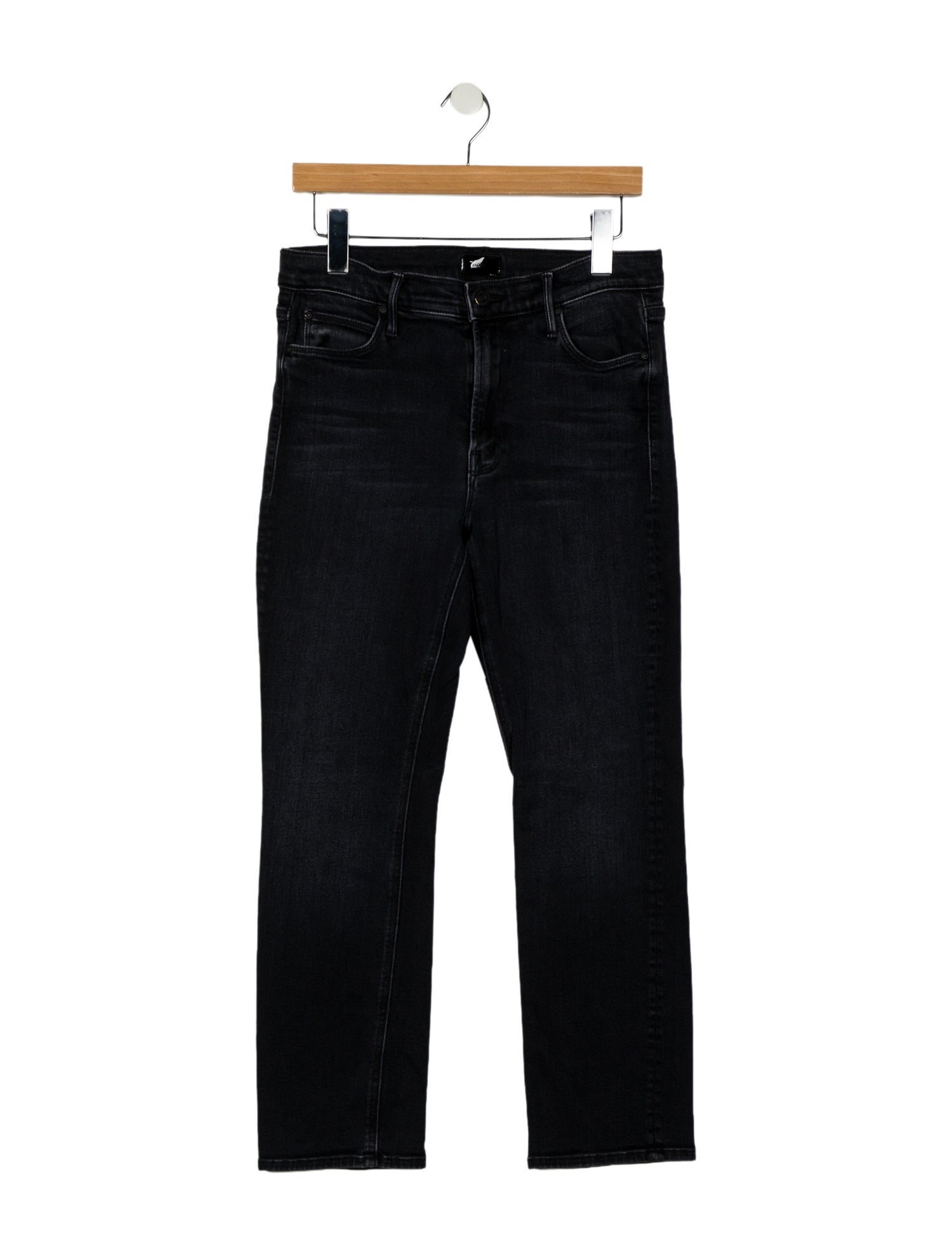 Mother High-Rise Straight Leg Jeans