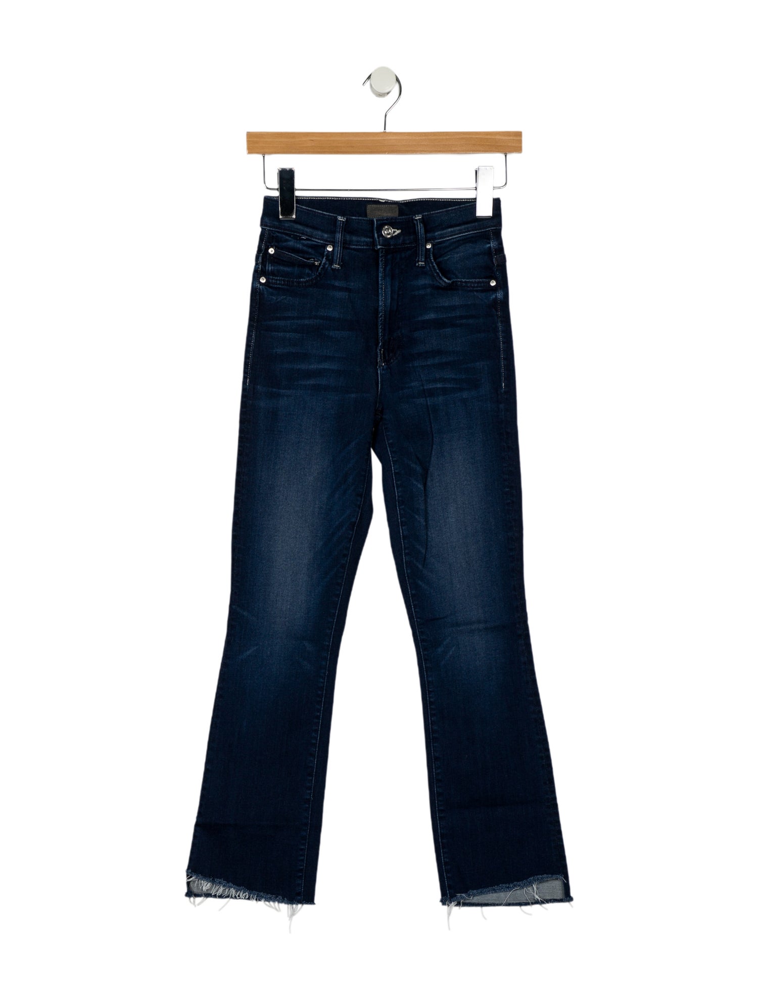Mother Mid-Rise Straight Leg Jeans