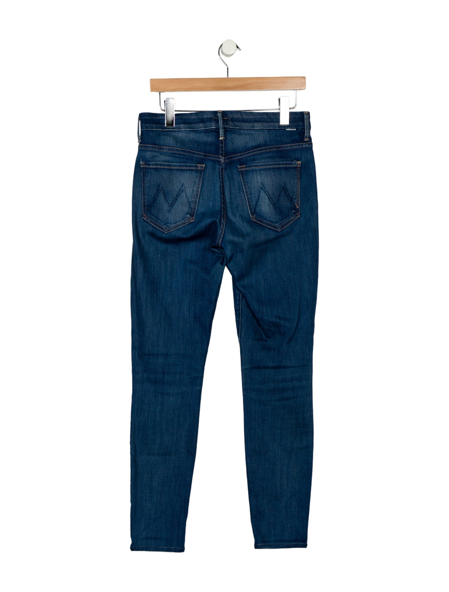 Mother Mid-Rise Skinny Leg Jeans
