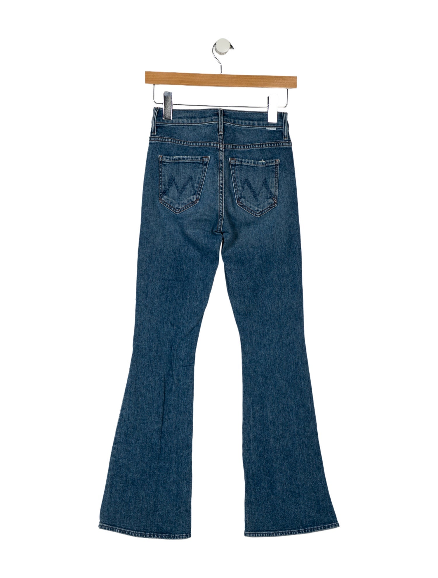 Mother Mid-Rise Wide Leg Jeans