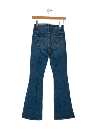 Mother Mid-Rise Wide Leg Jeans