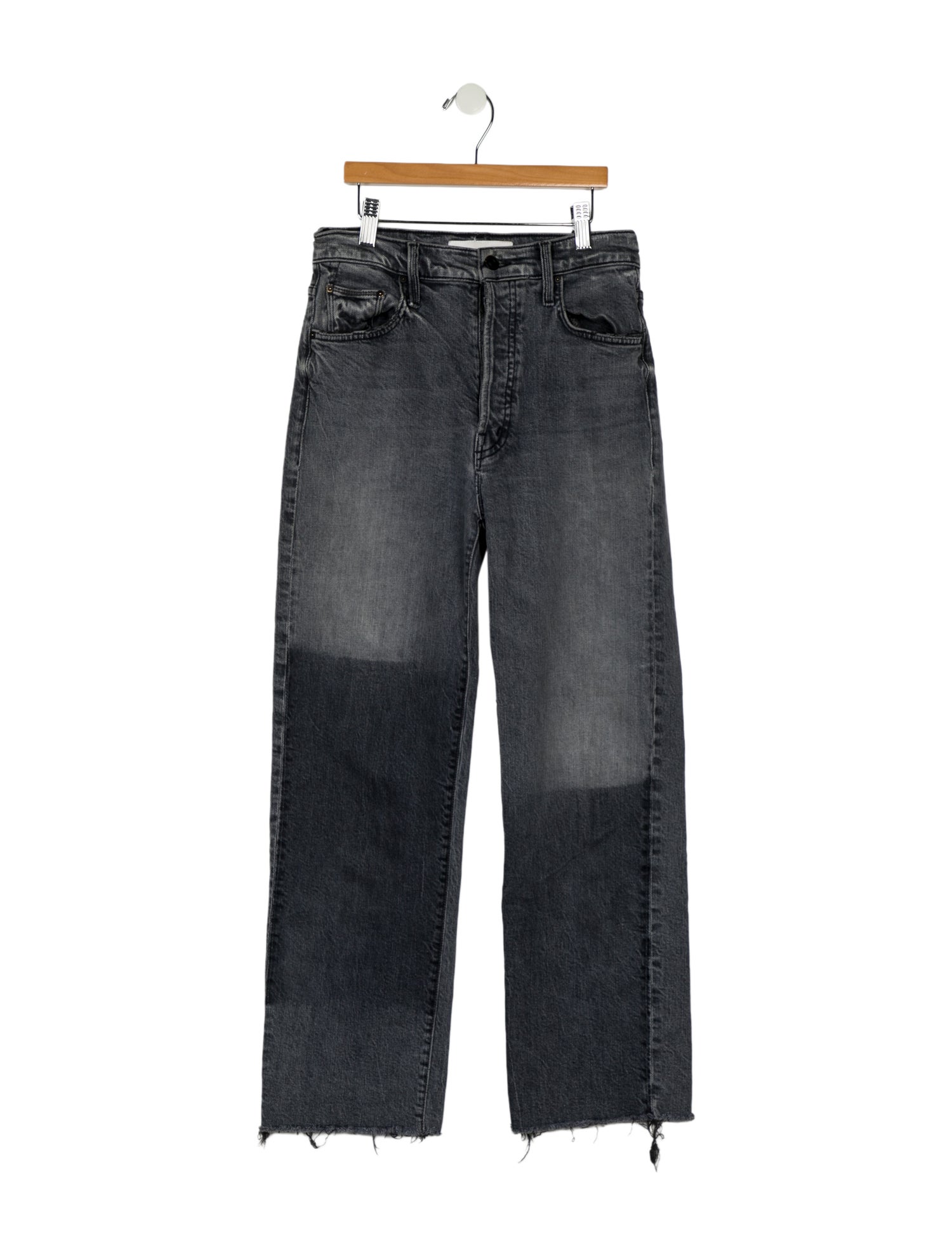 Mother Mid-Rise Straight Leg Jeans