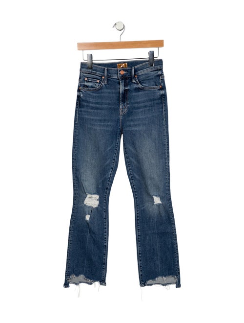 Mother Mid-Rise Straight Leg Jeans