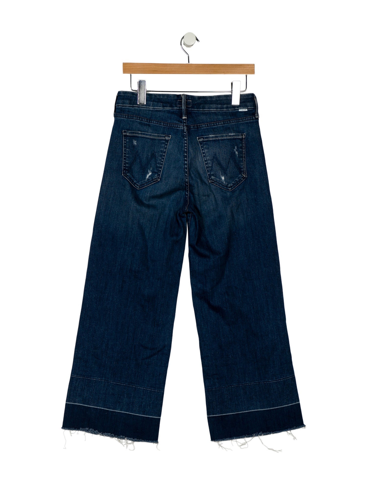 Mother Mid-Rise Wide Leg Jeans