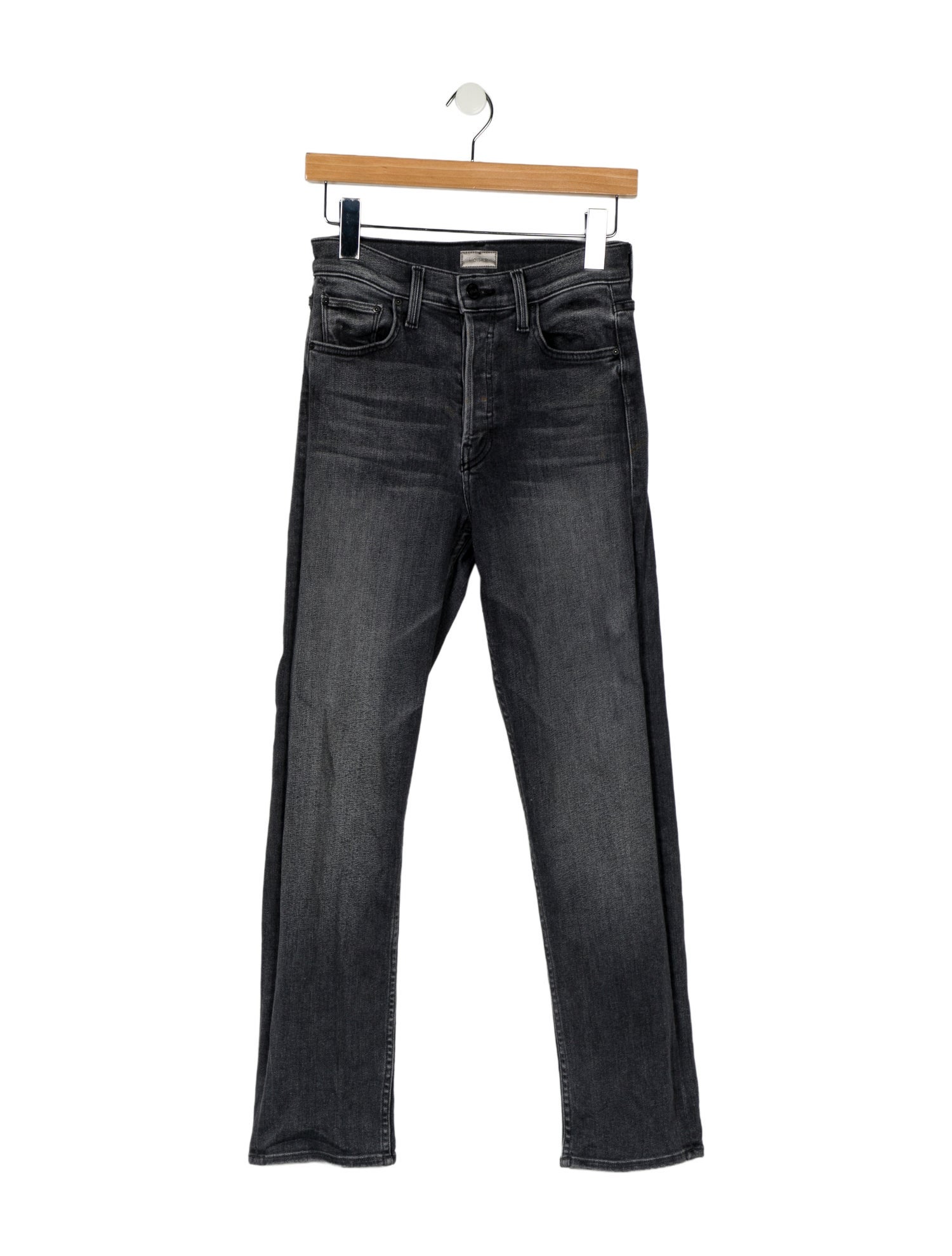 Mother Mid-Rise Straight Leg Jeans