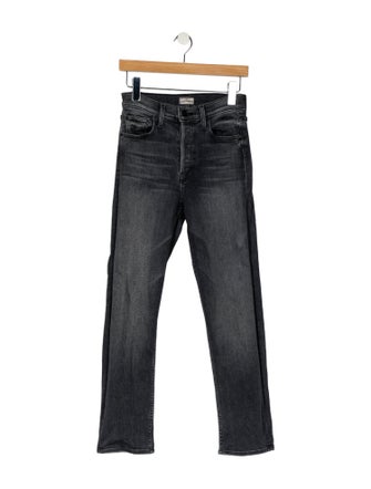 Mother Mid-Rise Straight Leg Jeans