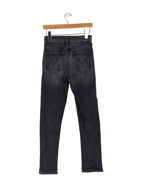 Mother Mid-Rise Straight Leg Jeans