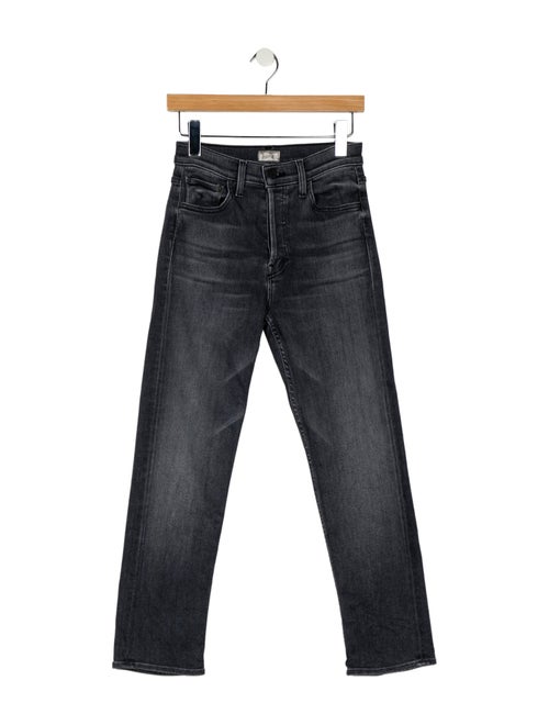 Mother Mid-Rise Straight Leg Jeans