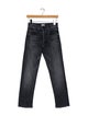 Mother Mid-Rise Straight Leg Jeans
