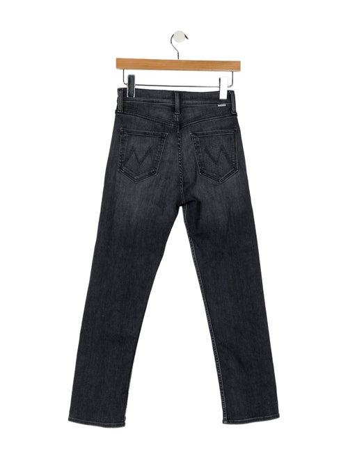 Mother Mid-Rise Straight Leg Jeans