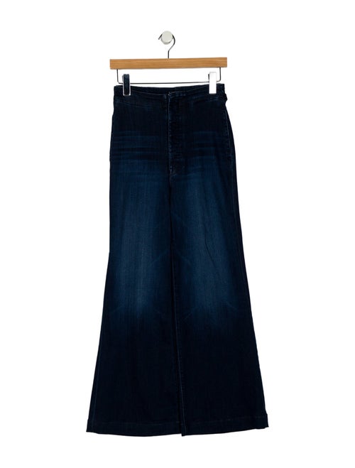 Mother High-Rise Wide Leg Jeans