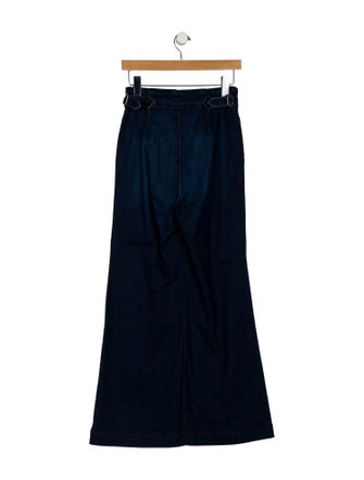 Mother High-Rise Wide Leg Jeans