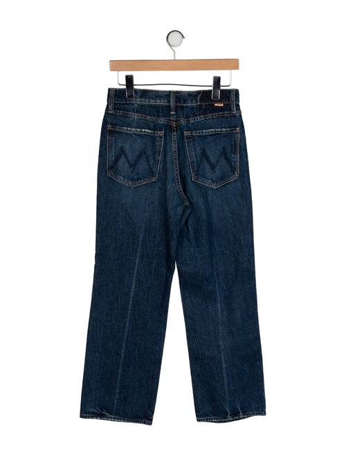 Mother Mid-Rise Wide Leg Jeans