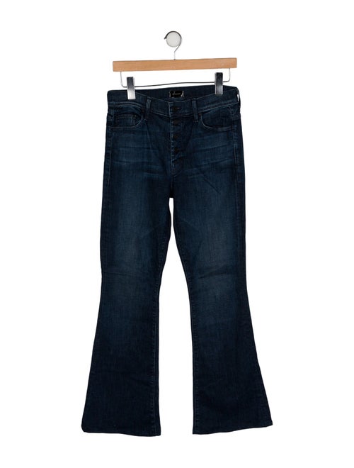 Mother Mid-Rise Wide Leg Jeans