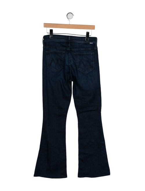 Mother Mid-Rise Wide Leg Jeans