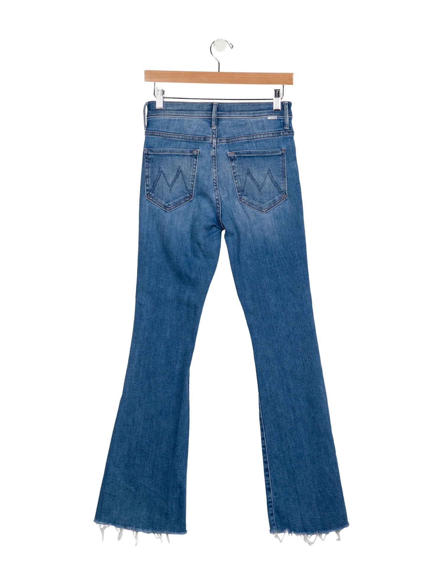 Mother Mid-Rise Wide Leg Jeans