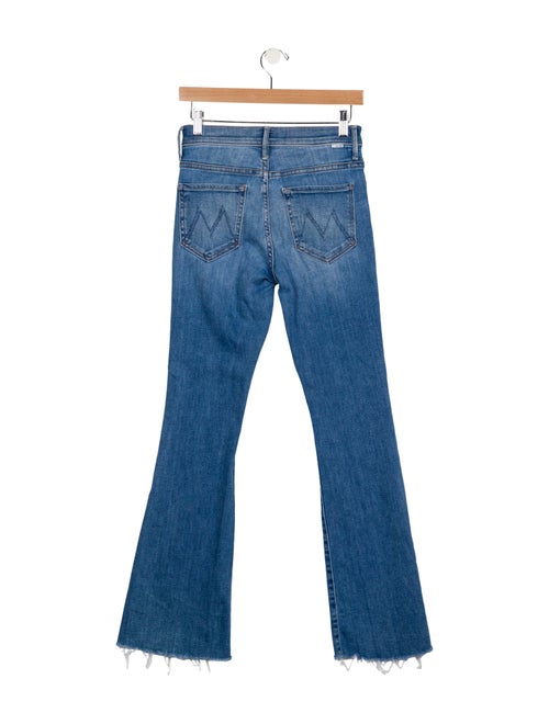 Mother Mid-Rise Wide Leg Jeans