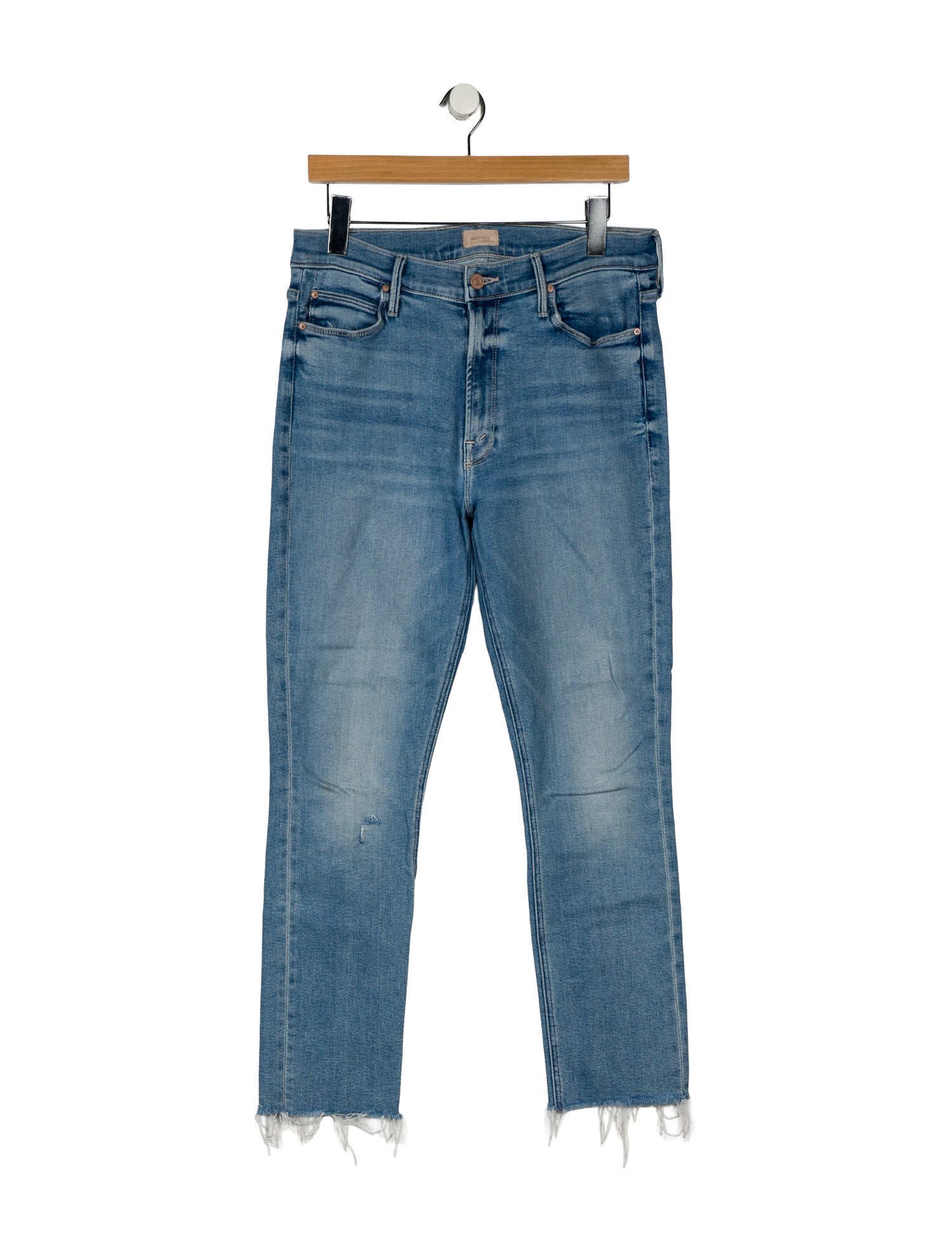 Mother High-Rise Straight Leg Jeans