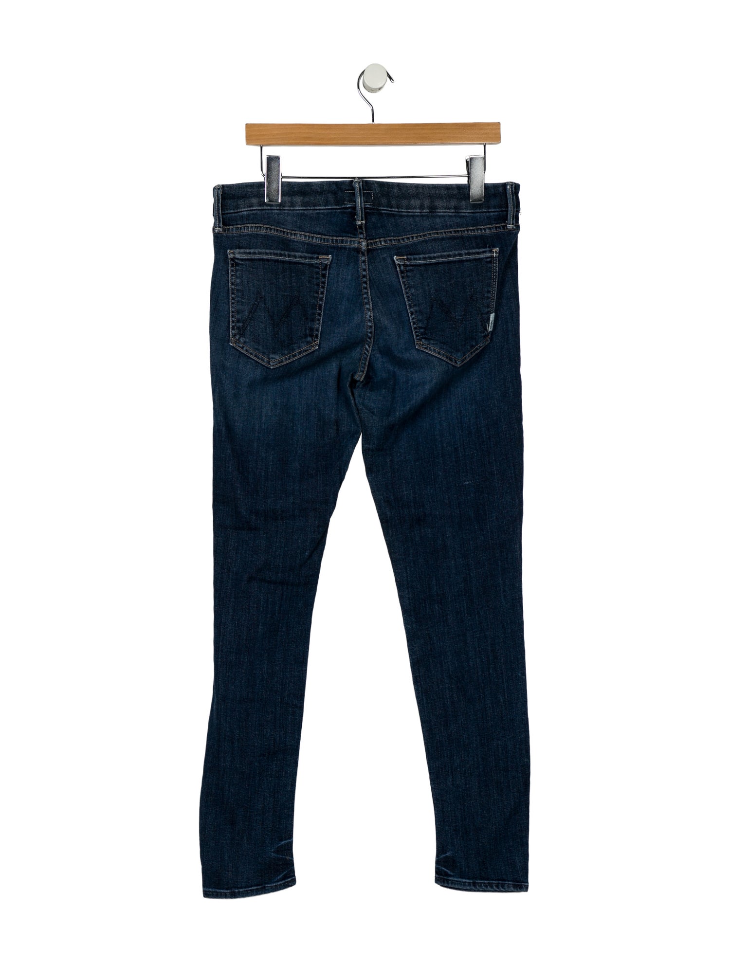 Mother Mid-Rise Skinny Leg Jeans