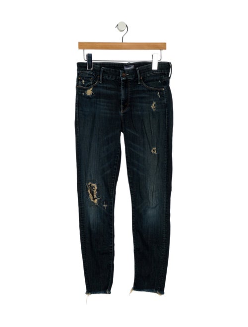 Mother Mid-Rise Skinny Leg Jeans