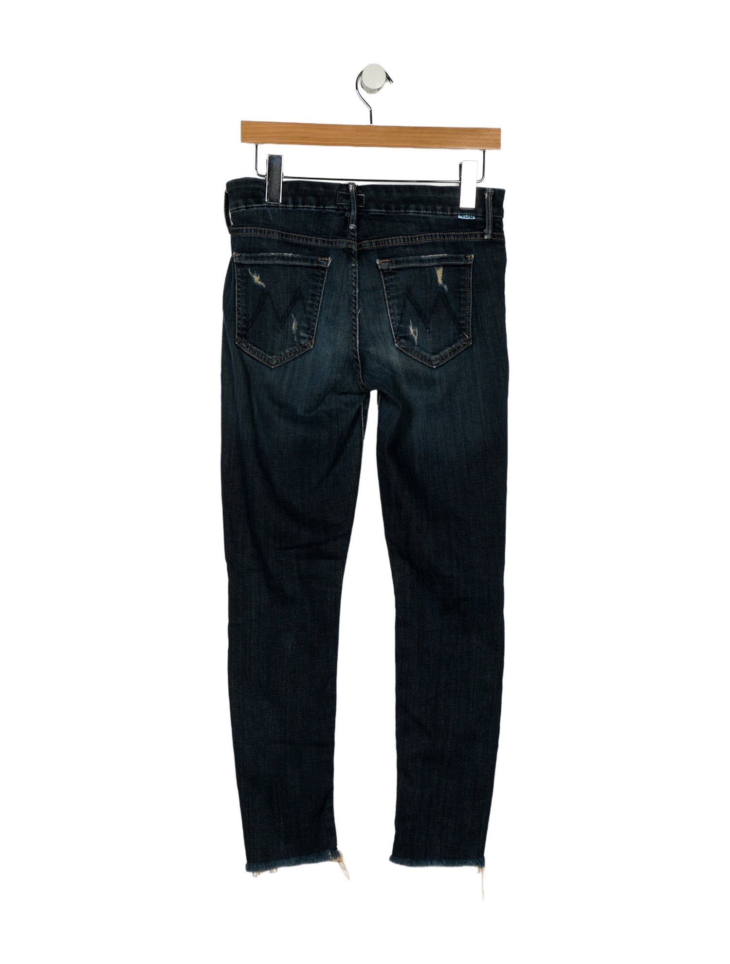 Mother Mid-Rise Skinny Leg Jeans