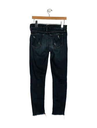 Mother Mid-Rise Skinny Leg Jeans