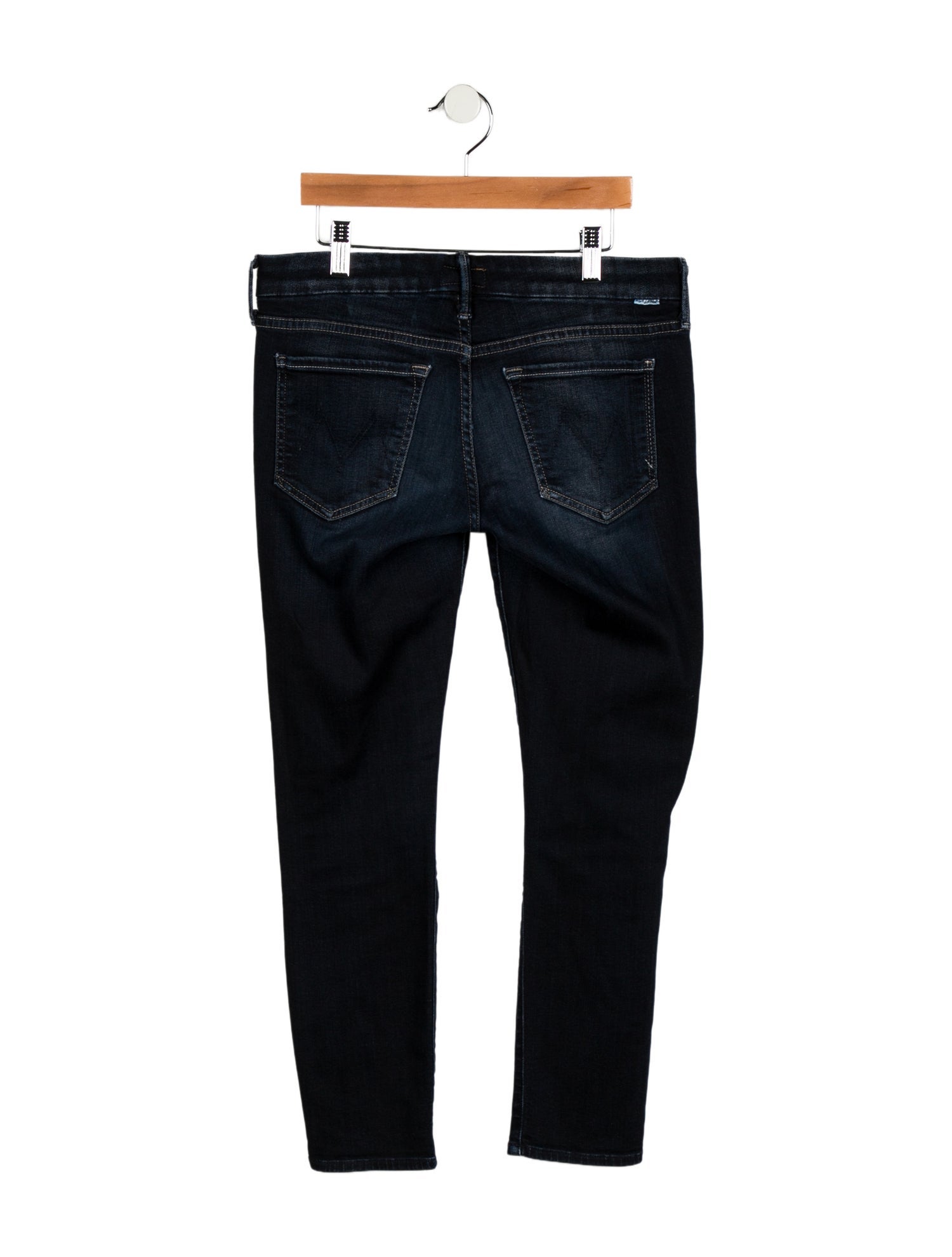 Mother Mid-Rise Straight Leg Jeans