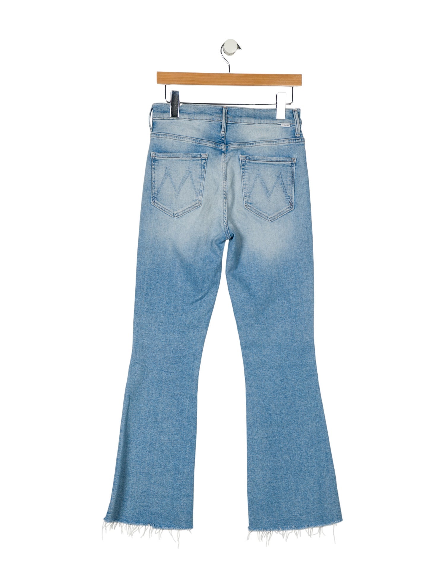 Mother Mid-Rise Wide Leg Jeans
