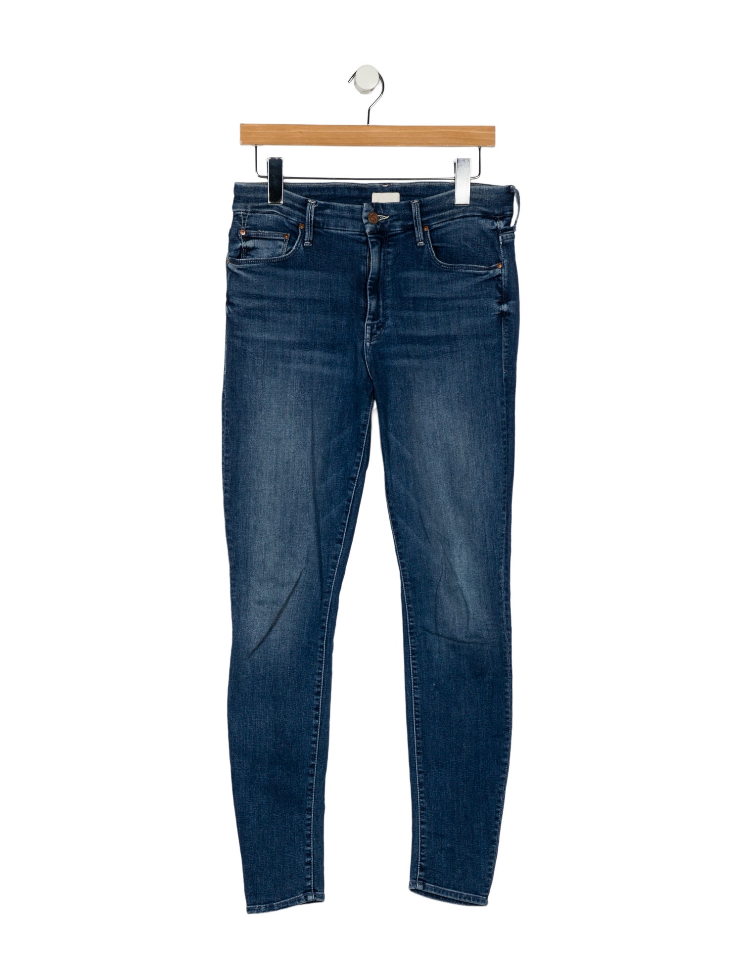 Mother Mid-Rise Skinny Leg Jeans