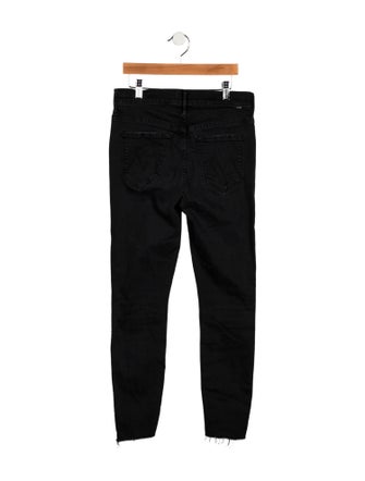 Mother High-Rise Straight Leg Jeans