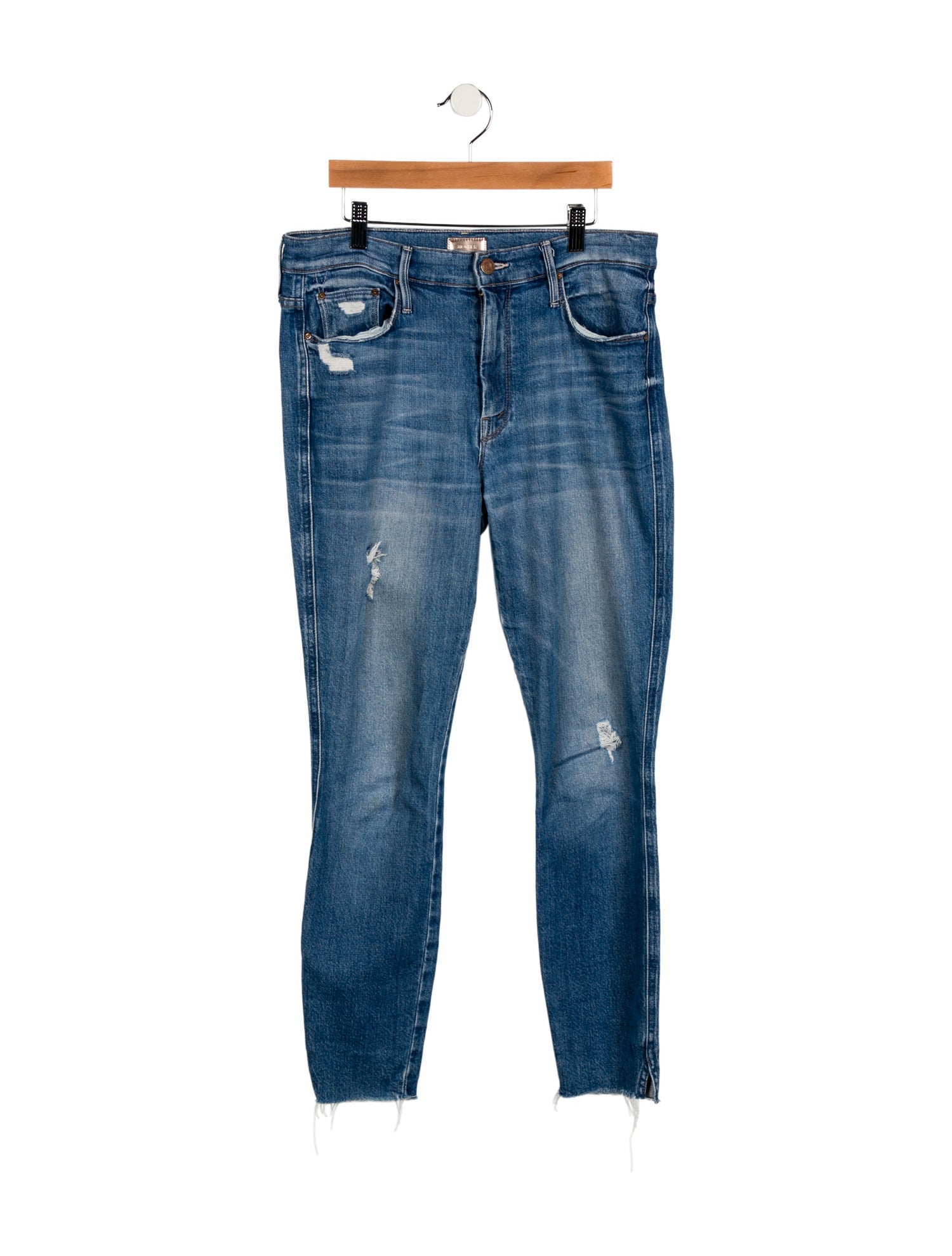 Mother High-Rise Straight Leg Jeans