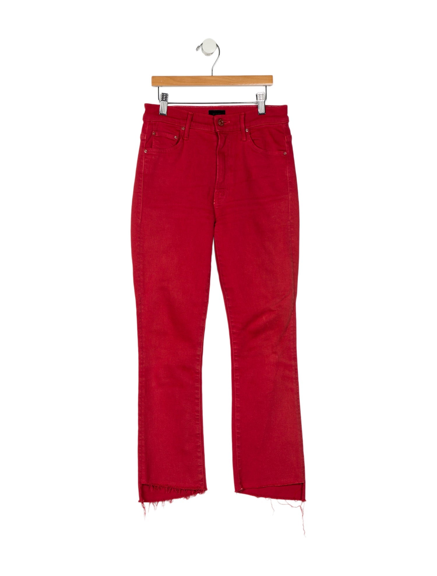 Mother Mid-Rise Straight Leg Jeans