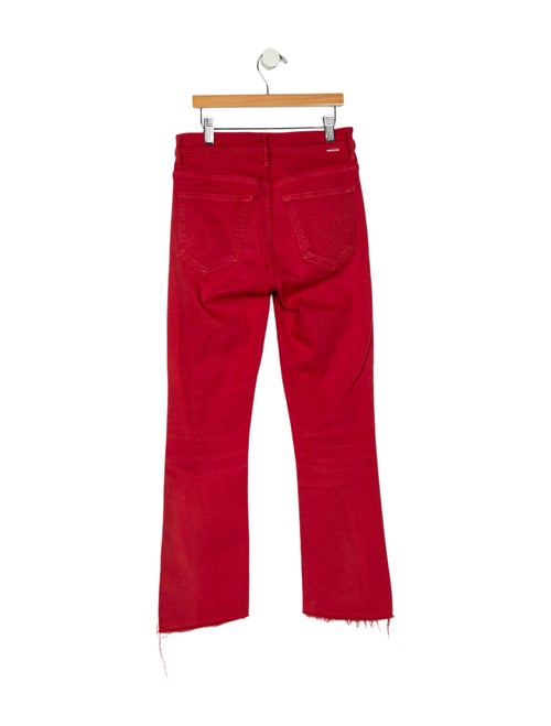 Mother Mid-Rise Straight Leg Jeans
