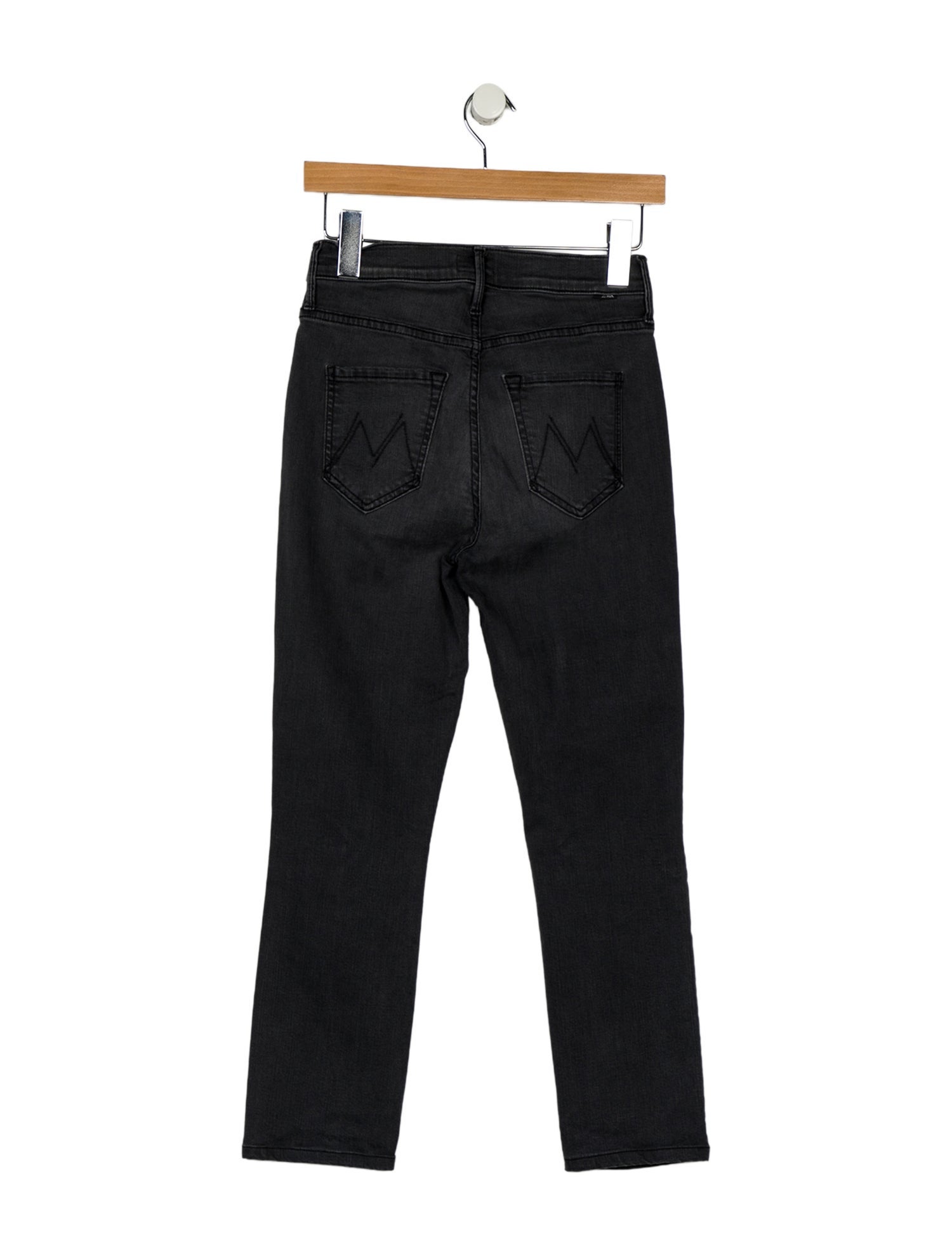 Mother Mid-Rise Straight Leg Jeans