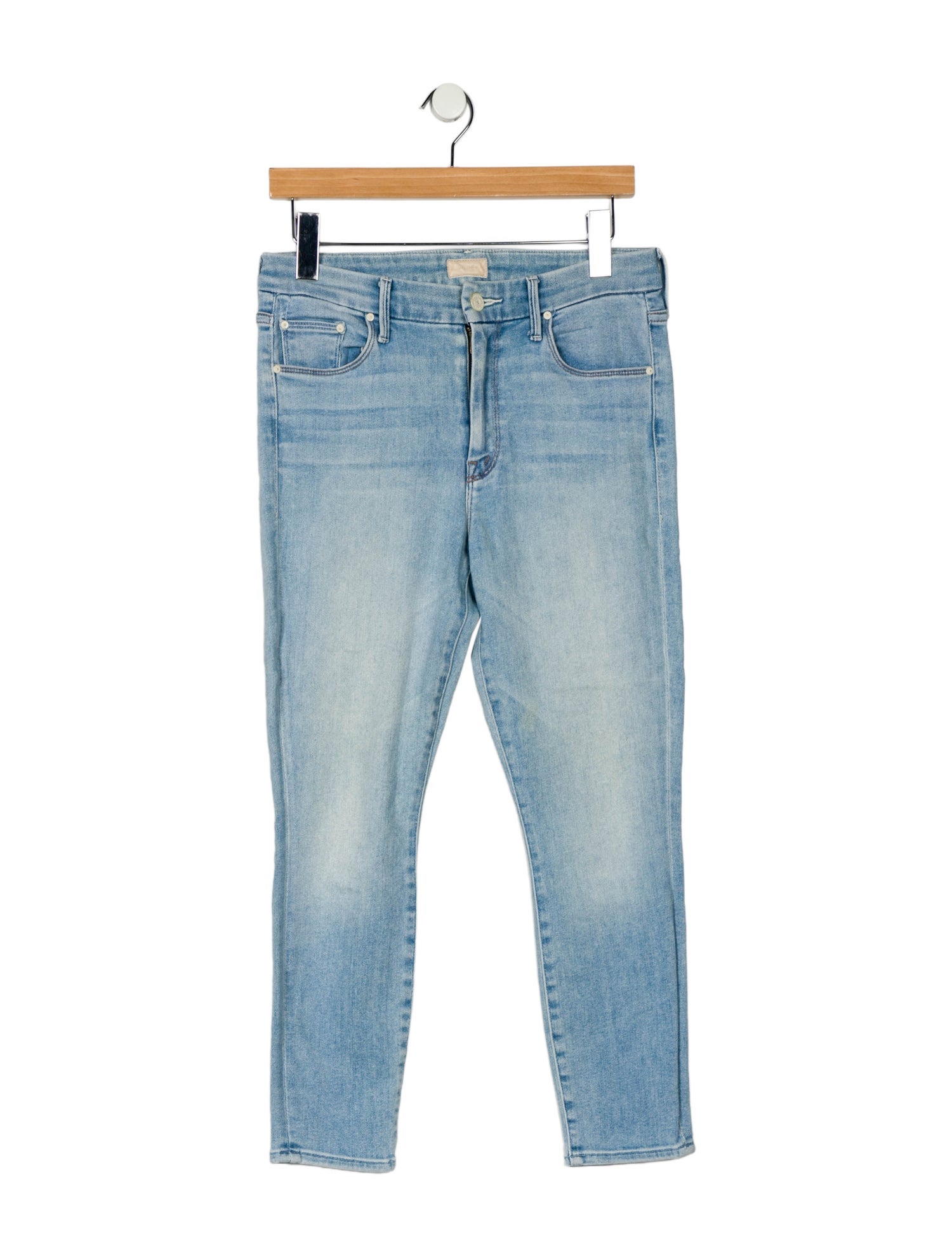 Mother Mid-Rise Skinny Leg Jeans