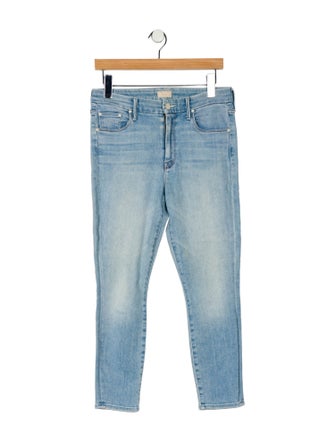 Mother Mid-Rise Skinny Leg Jeans