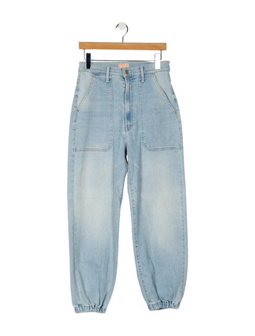 Mother High-Rise Straight Leg Jeans