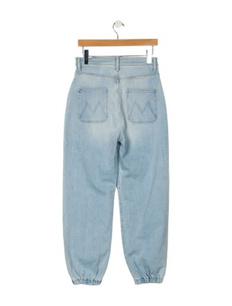 Mother High-Rise Straight Leg Jeans