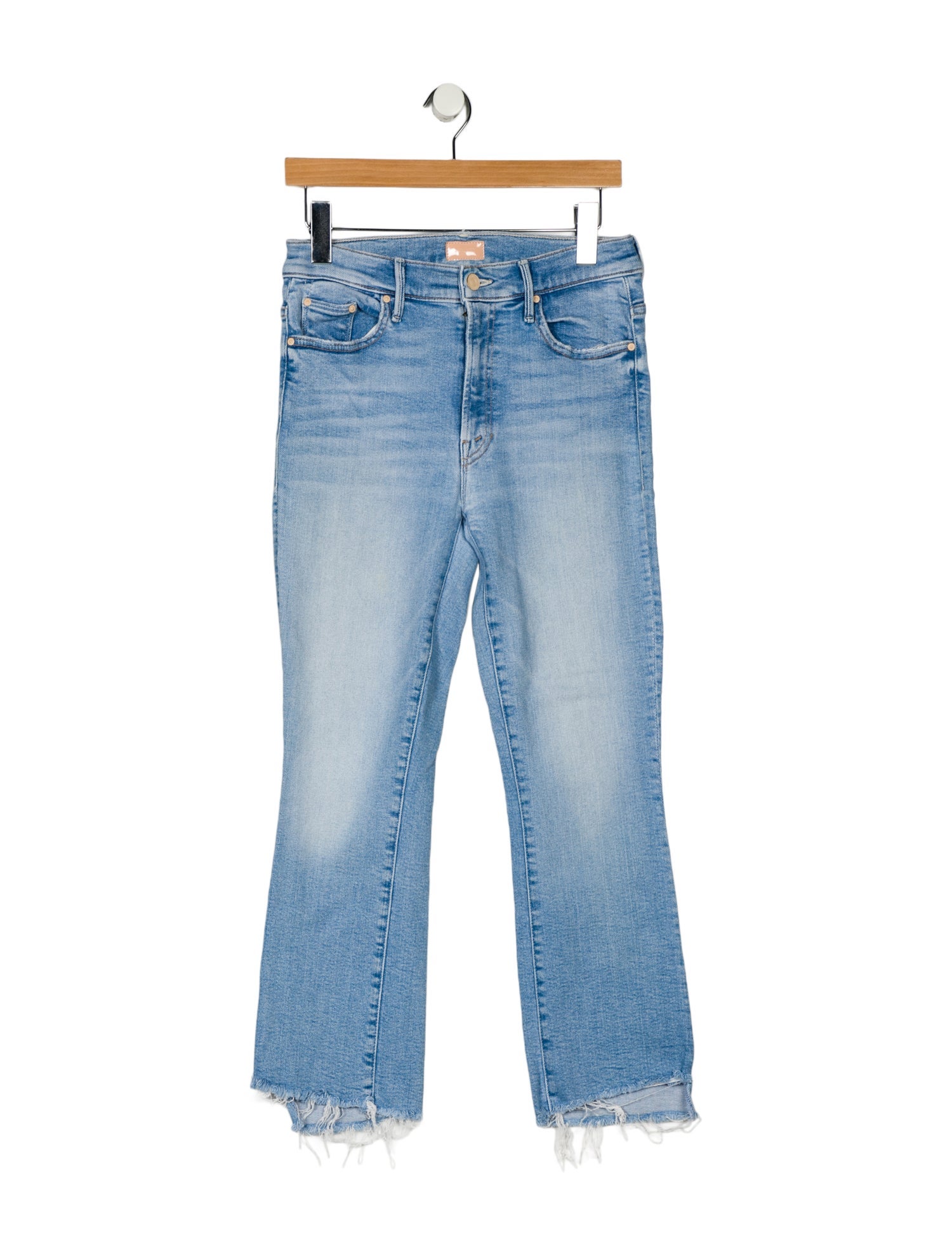Mother Mid-Rise Straight Leg Jeans