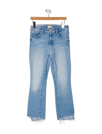 Mother Mid-Rise Straight Leg Jeans