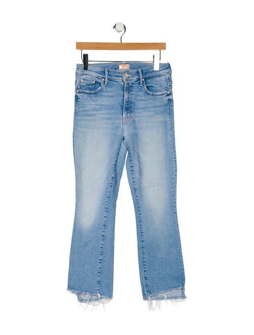 Mother Mid-Rise Straight Leg Jeans