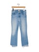 Mother Mid-Rise Straight Leg Jeans